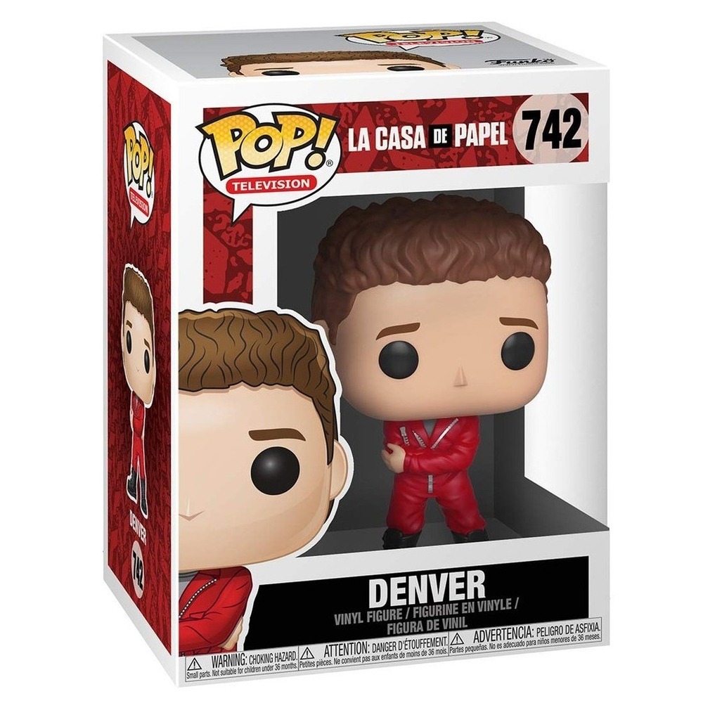Funko Pop Television Money Heist Denver 742 La Casa de Papel Vinyl Figure